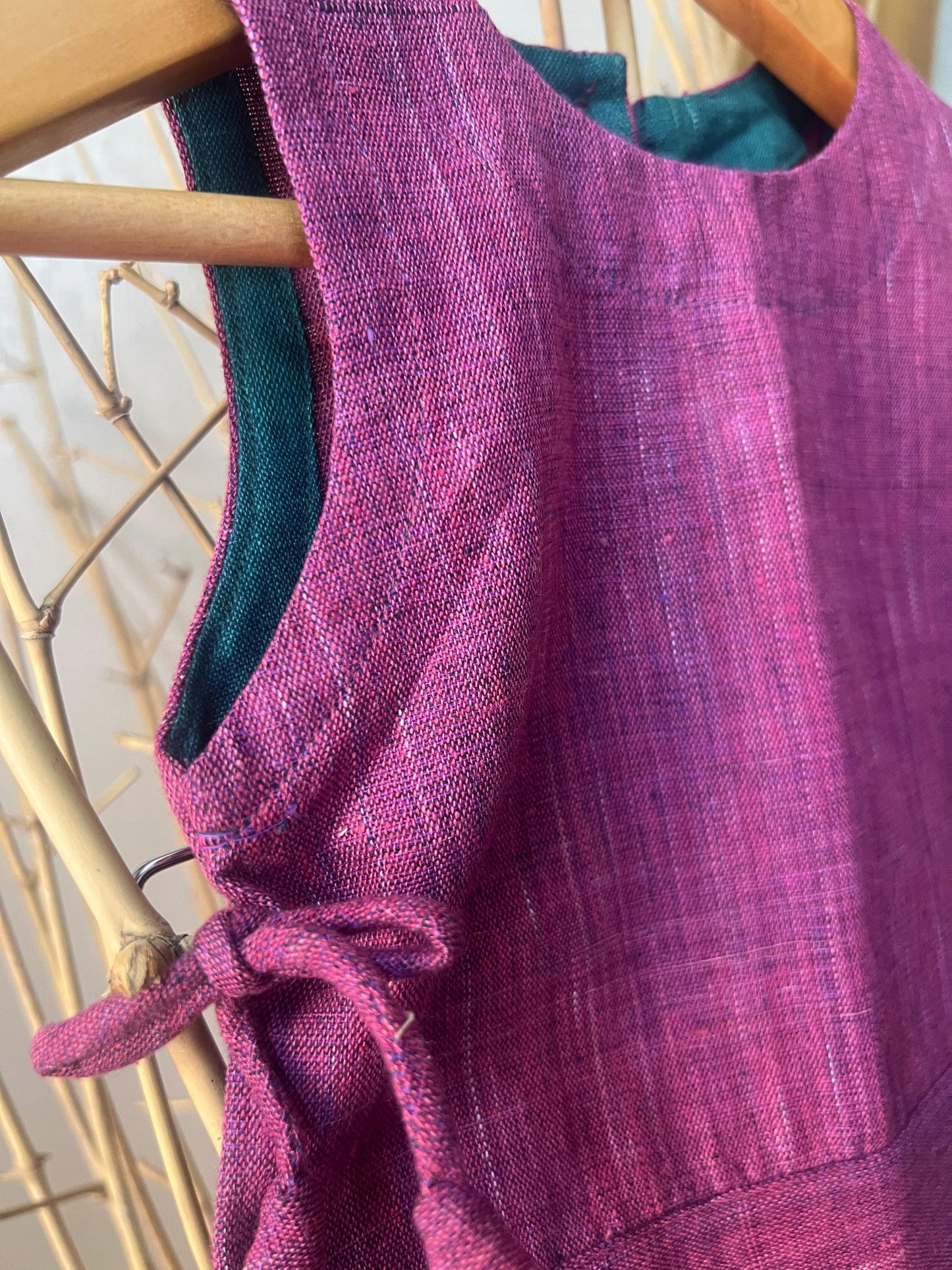 Pure Khadi Handwoven Co-ord Set for Girls