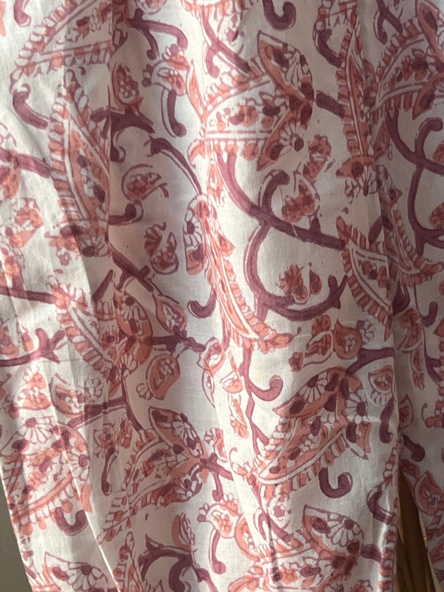 Paisley-Printed Cotton Jumpsuit for Girls