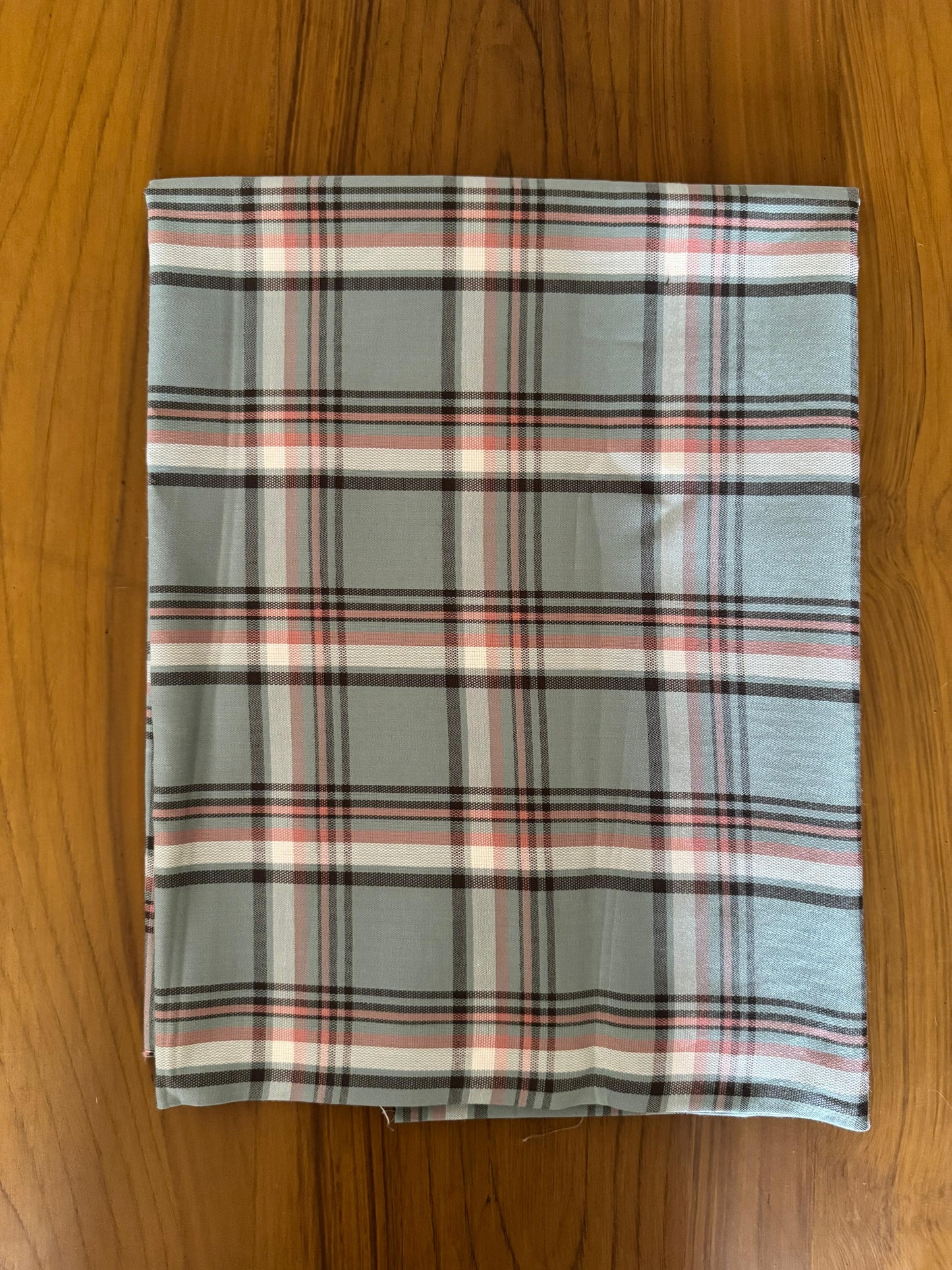 Handwoven Crochet & Plaid Dress for Girls