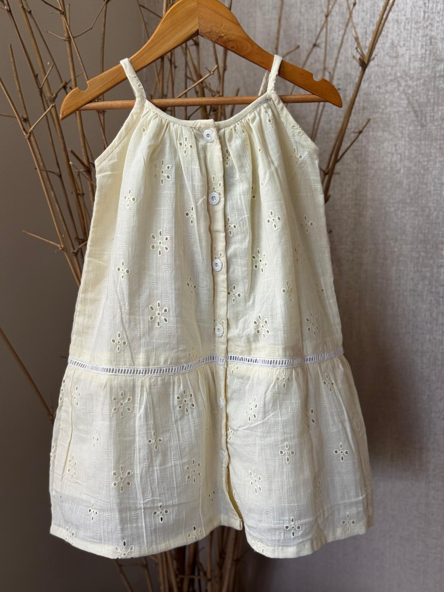 Sunshine Eyelet Cotton Dress