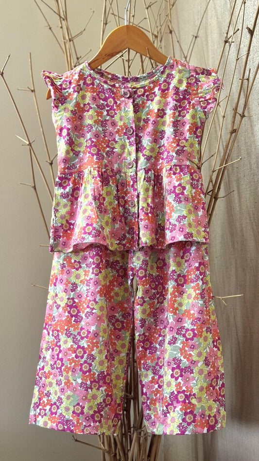 Bloom Pop Cotton Co-ord Set for girls